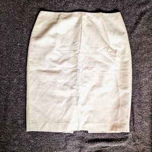 Tahari linen-cotton pencil skirt, size 8